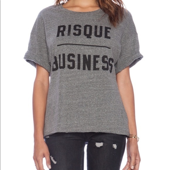 Junk Food Clothing Tops - Risqué Business Tee